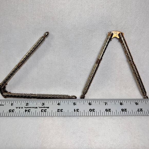 HMQ Seafood Nutcracker Set of 2 Henry Marcus Quackenbush Vintage 1940’s Metal - Picture 3 of 6